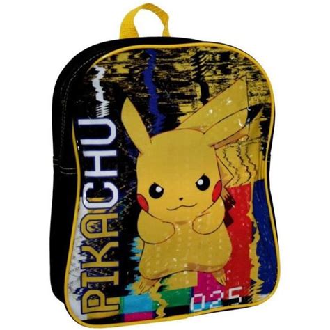 Pokemon Pikachu Sac à Dos de caractère pour Enfants Cdiscount