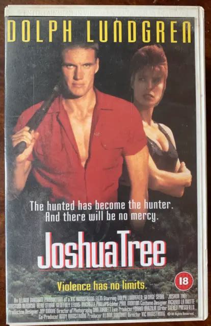 Joshua Tree Vhs Army Of One Dolph Lundgren Action Movie Big Box