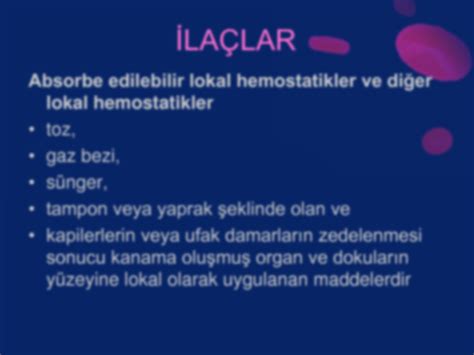 Solution Hemostatik La Lar Ve Kan R Nleri Studypool