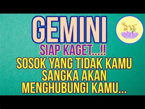 Zodiak Gemini Waahhh Siap Siap Orang Ini Akan Menghubungi Kamu