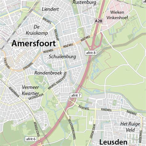 Kaart Van Nederland Amersfoort Vogels