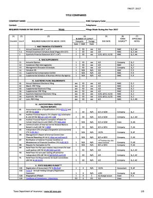 Fillable Online Tdi Texas REQUIRED FILING FOR THE ABOVE STATE Fax Email