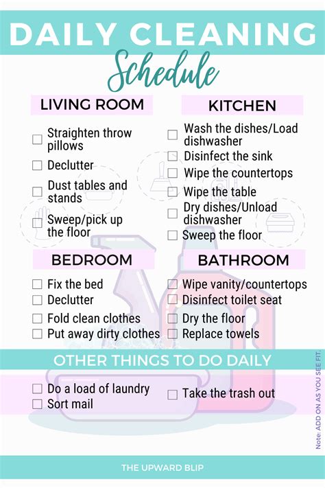 Daily Cleaning Routine For Busy Moms Free Checklist Cleaning