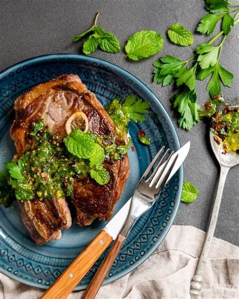 Flavorful Lamb With Mint Chimichurri Sauce Keto Karma