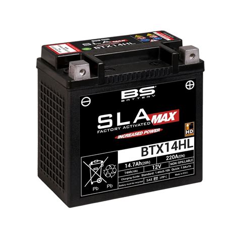 Batterie Bs Battery Sla Max Sans Entretien Activ Usine Btx Hl