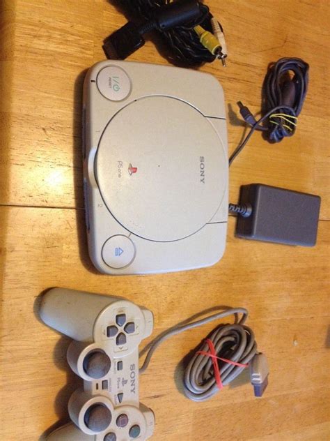 Sony Playstation 1 Ps1 White Console Slim Mini Scph 101 Tested And