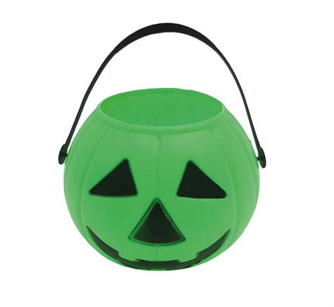 Groene Halloween Snoep Emmer Pompoen Cm Partywinkel