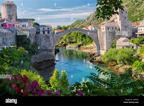 Old Bridge In Mostar Bosnia And Herzegovina Stock Photo Alamy