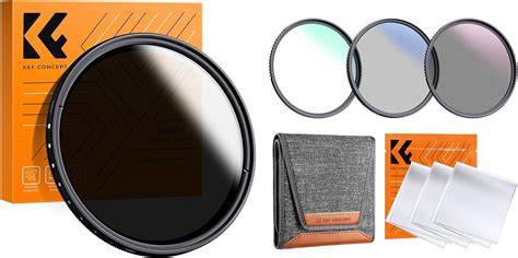 Amazon Mm Variable Nd Cpl Uv Nd Lens Filters Kit Pcs