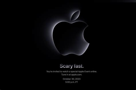 Apple Announces Scary Fast Special Event For October The Apple Post