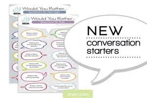 1000 Great Conversation Starters For Families Imom Conversation