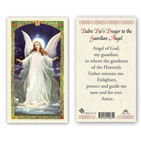 Padre Pio Prayer Card