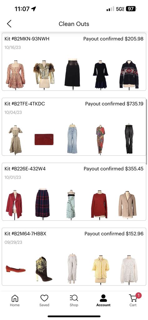 My Thredup experience has been mostly positive….(cont. with bag payout