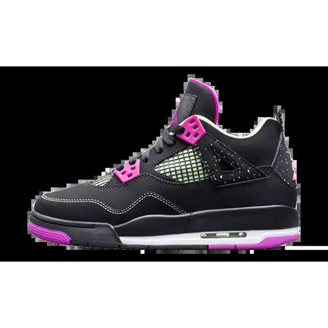 Nike Air Jordan 4 GS Black Neon Pink | Where To Buy | 705344-027 | The ...