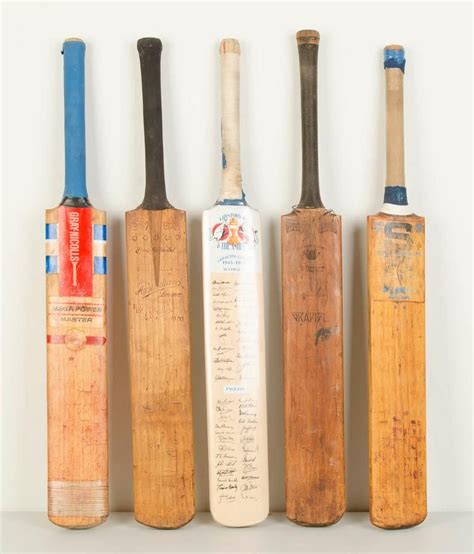 Vintage Cricket Bats Collection - Sporting - Cricket - Memorabilia