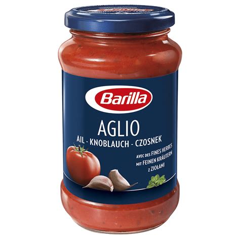 Barilla Sos Pomidorowy Aglio Z Czosnkiem Winem I Zio Ami G Pakomarket