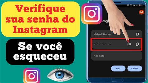 Como Verificar Sua Senha Do Instagram Caso Voc Tenha Esquecido Nova