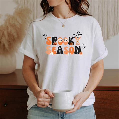 Spooky Season T Shirt Halloween T Shirt Halloween T Trick Or