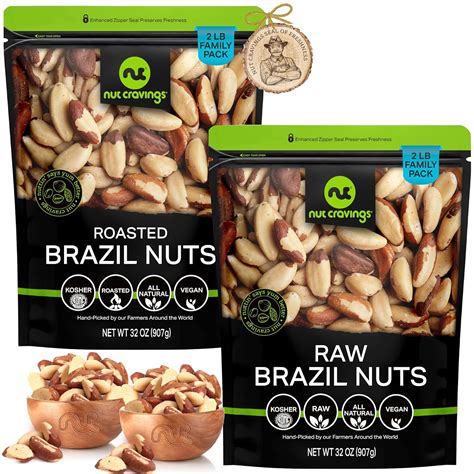 Amazon Paquete De 2 Nueces De Brasil Crudas Nueces De Brasil