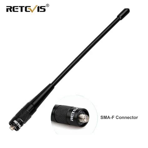 Retevis RHD 701 SMA F Walkie Talkie Antenna VHF UHF 2dBi For Kenwood