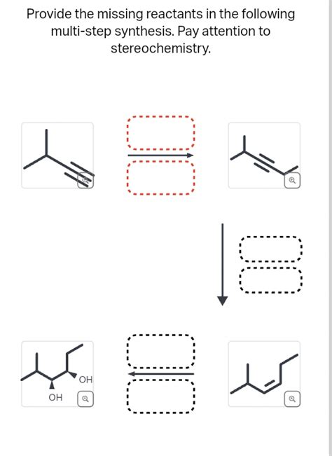 Solved Provide The Missing Reactants In The Chegg