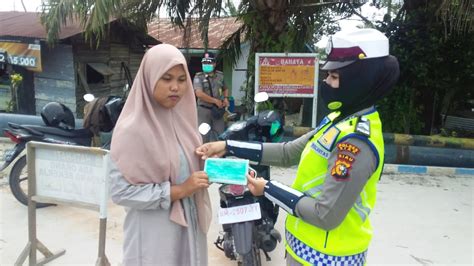 Hari Ke 5 Ops Zebra Lancang Kuning 2020 Satlantas Polres Siak Bagikan