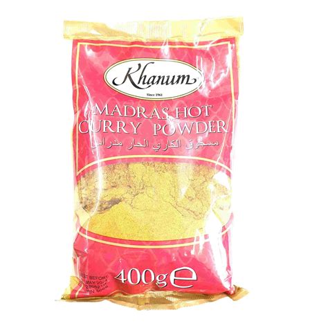 Khanum Hot Madras Curry Powder 400g Wah Hing