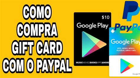 Como Comprar Gift Card O Paypal YouTube