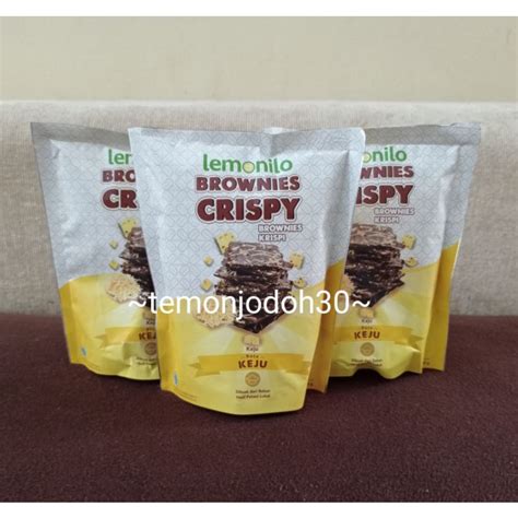 Jual Lemonilo Brownies Crispy Rasa Keju Gr Shopee Indonesia