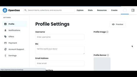 How To Add Bio To Opensea Profile Youtube