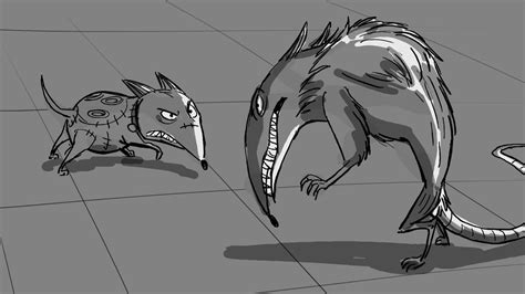 Frankenweenie Sparky Battles The Were Rat Storyboard Animatic YouTube