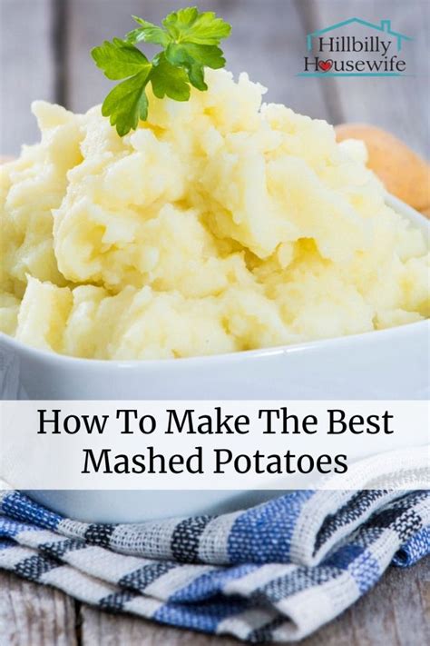 Real Mashed Potatoes Hillbilly Housewife Recipe Easy Mashed Potatoes Mashed Potatoes