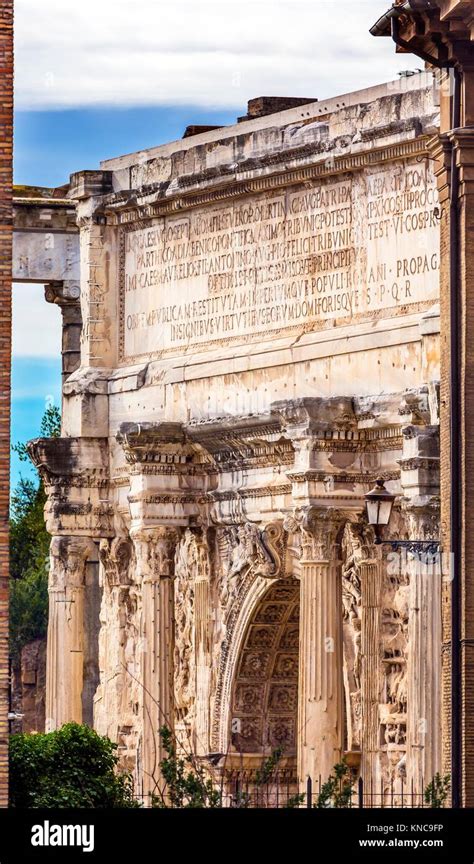 Arch Of Constantine Rome Italy Arch Built In Ad To Celebrate