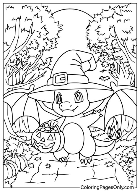 24 Pokemon Halloween Coloring Pages ColoringPagesOnly