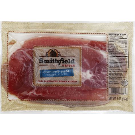 Smithfield Country Ham, Center Slices (8 oz) - Instacart