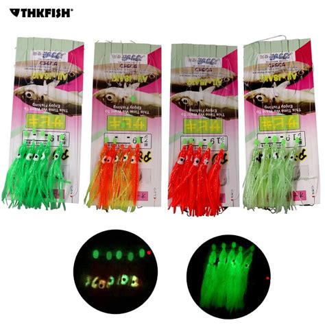 Bags Glow Octopus Soft Lures Artificial Bait Hoochie Rigs Bass