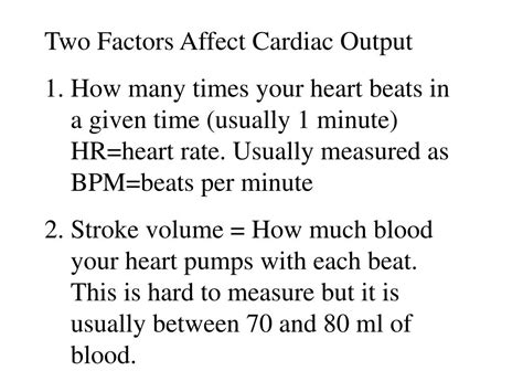 Ppt Cardiac Output Powerpoint Presentation Free Download Id6029431