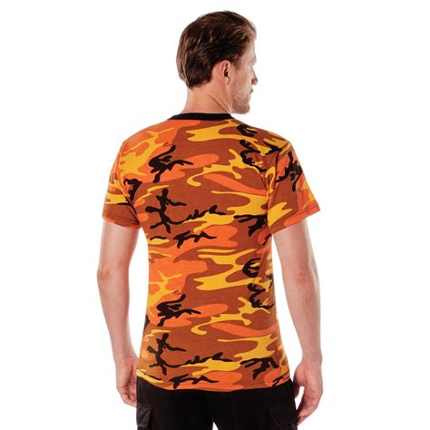 Mens Colored Camo T Shirts Camouflage Ca