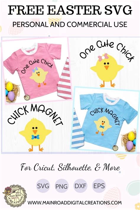 Free Easter Chicks Svg Cut File Main Road Digital Creations