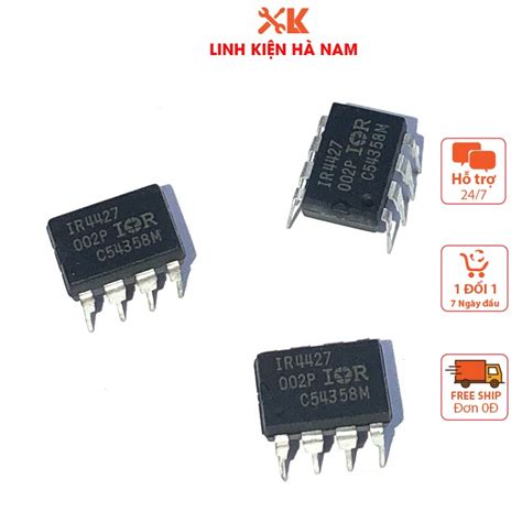 IC phát xung IRS4427 Dip 8 mới chính hãng linh kiện điện tử Shopee