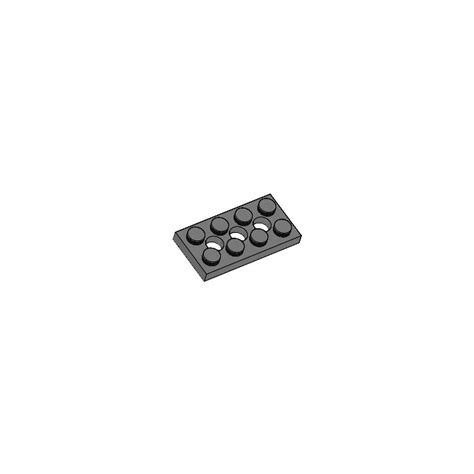 Lego Dark Stone Gray Technic Plate X With Holes Brick Owl