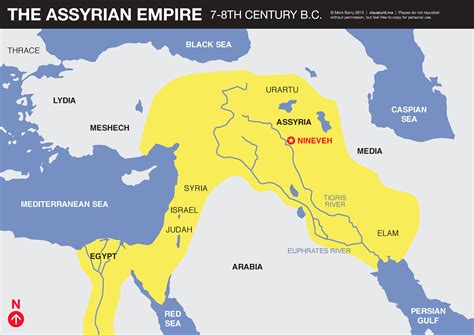 Assyrian Empire Map VISUAL UNIT