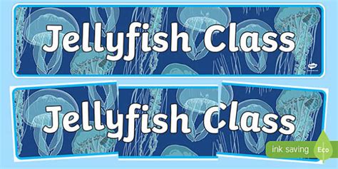 Free Jellyfish Themed Classroom Display Banner Twinkl