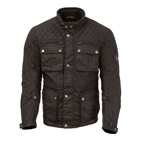 Merlin Classic Retro Edale Wax Cotton Motorcycle Jacket Belstaff Style