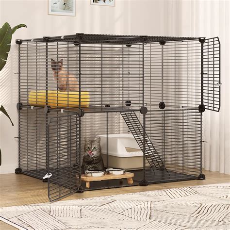 Yitahome Cage Pour Chat Ext Rieur Interieur Enclos Pour Chat Parc