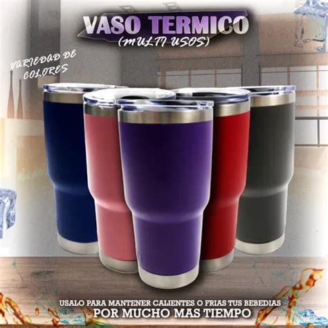 Vaso T Rmico Oz Tipo Yeti Acero Inoxidable Doble Pared Mercadolibre