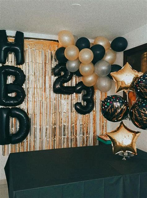 Decoración De Cumpleaños Con Globos Y Serpentinas Adornos Fiesta