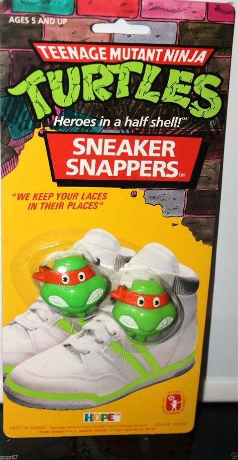 New Vintage Teenage Mutant Ninja Turtles Sneaker Snappers Michaelangelo