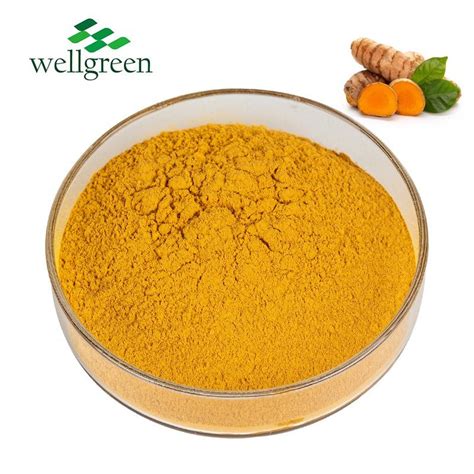 Natural Health Supplement Water Soluble Turmeric Root Extract Powder