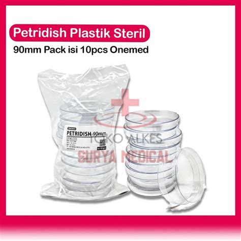 Jual Petridish Plastik Steril 90mm Onemed Di Lapak Surya Medical 127